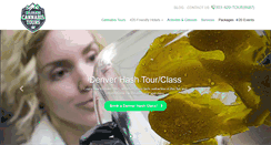 Desktop Screenshot of coloradocannabistours.com